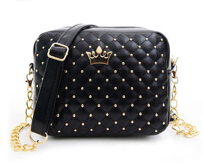 Women Bag Fashion Women Messenger Bags Rivet Chain Shoulder Bag High Quality PU Leather Crossbody N0310-Dollar Bargains Online Shopping Australia