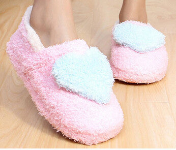 Ladies Home Floor Soft Women indoor Slippers Outsole Cotton-Padded Shoes Female Cashmere Warm Casual Shoes-Dollar Bargains Online Shopping Australia