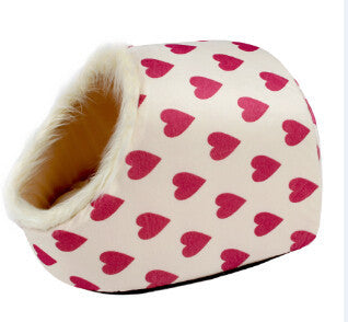 Pet House for Puppy Cat Dog Leopard Gain/Zebry/Paw Prints/Peach Hearts Pattern 5 Choices Dog Bed Pet Product Factory-Dollar Bargains Online Shopping Australia