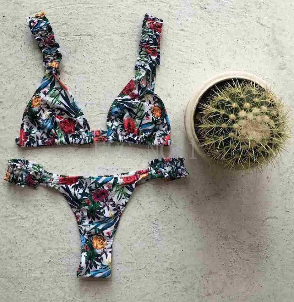 Swimwear Bikini Neoprene Swimsuits Bathing Suit Push Up Bikini Brazilian Vintage Maillot De Bain Red Leopard N86-Dollar Bargains Online Shopping Australia