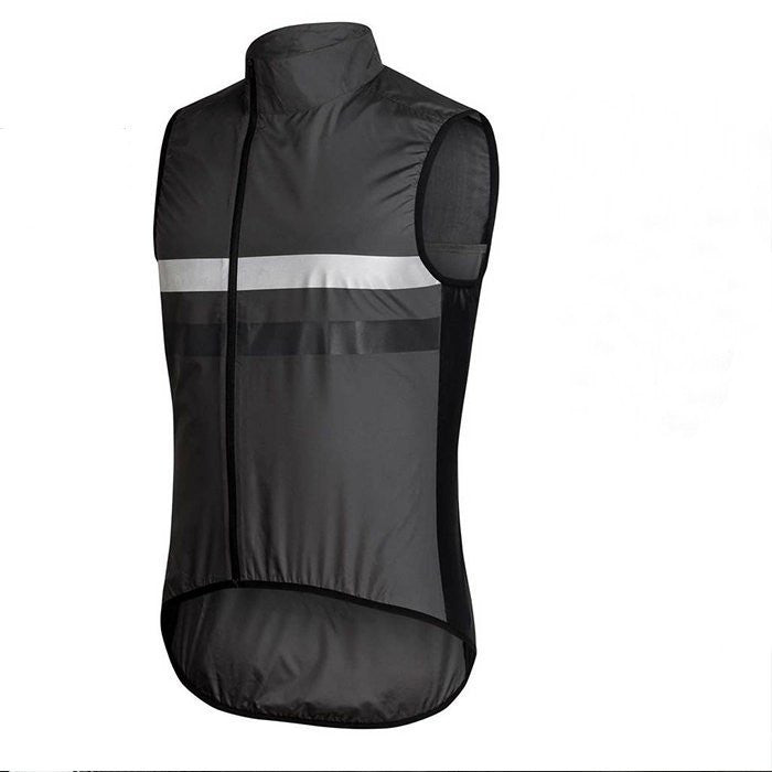 High visibility reflective Lightweight black cycling gilet sleeveless windproof vest bicycle gear-Dollar Bargains Online Shopping Australia