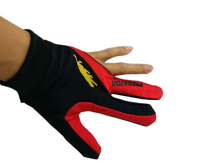 Cue Billiard Pool Shooters 3 Fingers Gloves RED and YELLOW billiard gloves snooker gloves high billiard accessories-Dollar Bargains Online Shopping Australia