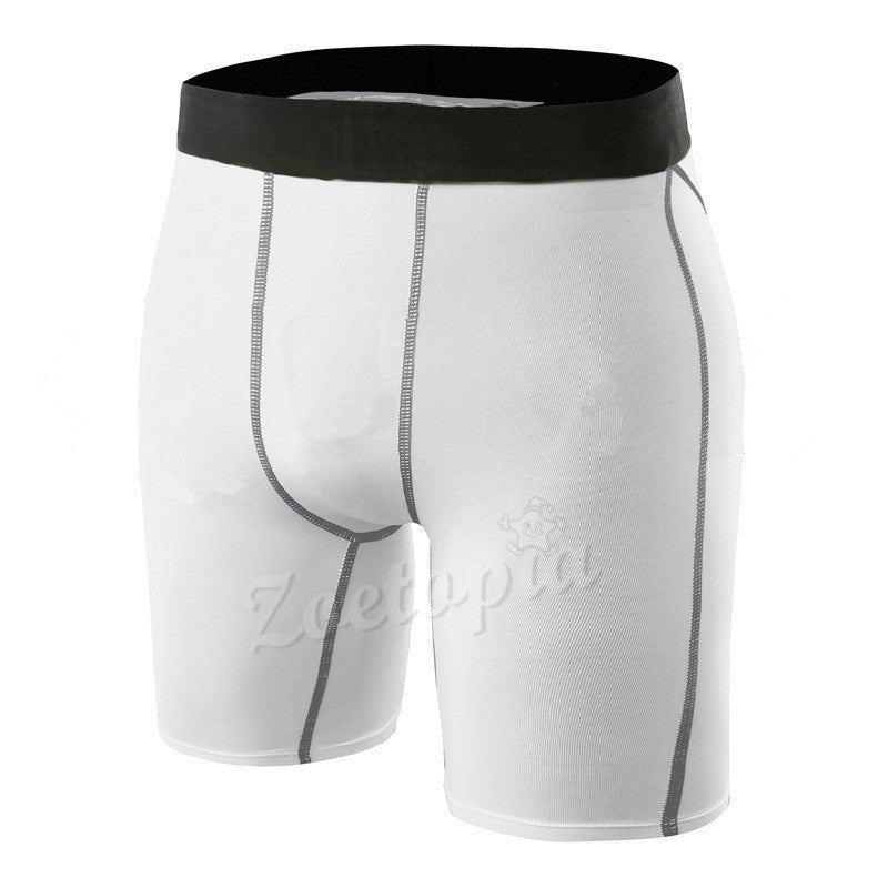 Men Breathable Quick Dry Underwear Tights Gym Fitness Running Boxers Football Soccer Skinny Sport Training Basketball Shorts-Dollar Bargains Online Shopping Australia