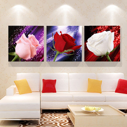 Print poster canvas Wall Art orchids Decoration art oil painting Modular pictures on the wall sitting room cuadros(no frame)3pcs-Dollar Bargains Online Shopping Australia