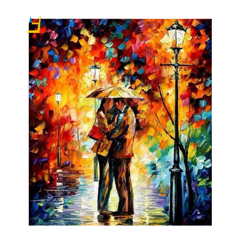 HOME BEAUTY 40x50cm drawing picture paint on canvas diy digital oil painting by numbers home decoration craft gifts lover G189-Dollar Bargains Online Shopping Australia
