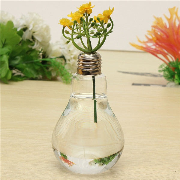 5pcs Bulb Ttype Aquiculture Container Glass Vase Flower Plant Water Container Family Wedding Decoration 12x8cm-Dollar Bargains Online Shopping Australia