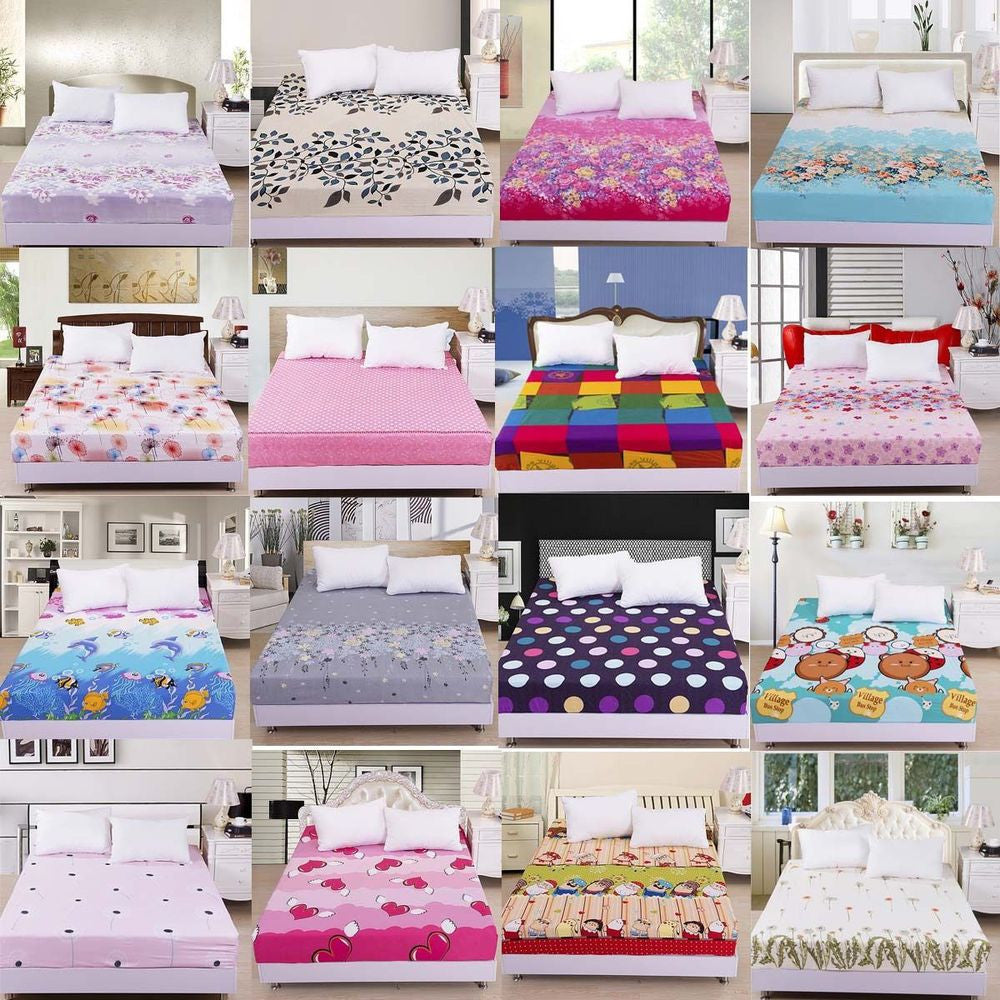 NEW King/Queen Size Fitted Sheet 16 STYLE-Dollar Bargains Online Shopping Australia