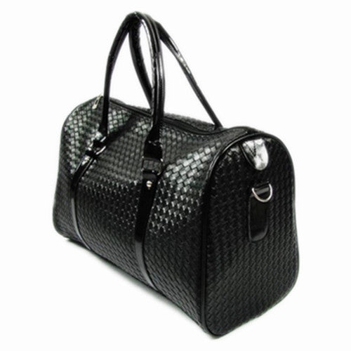 Emboss Knitting Pattern Leather Travel Bag for Men Women Luggage Travel Bags Duffle Bag maletas de viaje sac de voyage L471-Dollar Bargains Online Shopping Australia