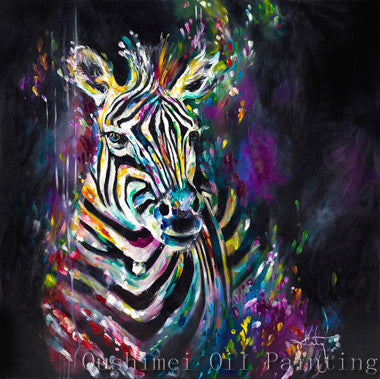 Handmade Items Colorful Abstract Paintings Animals Oil Painting Deer Oil Paintings Wall decor Wallpapers Home Decor Unframed-Dollar Bargains Online Shopping Australia