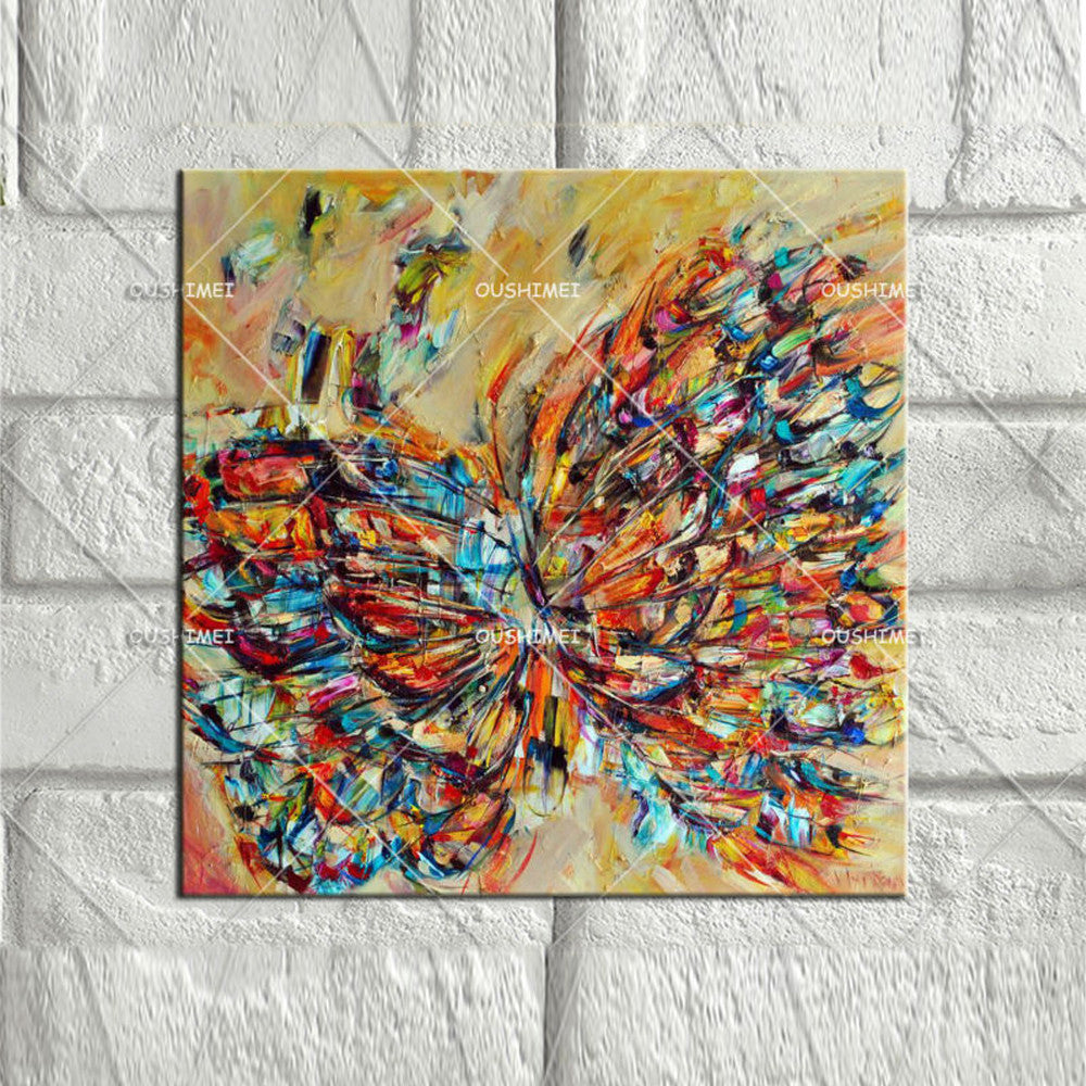 Butterfly Canvas Oil Paintings Vintage Home Decor Wall Decor Abstract Oil Painting or Wall Stickers Home Decor Party Decoration unframed-Dollar Bargains Online Shopping Australia