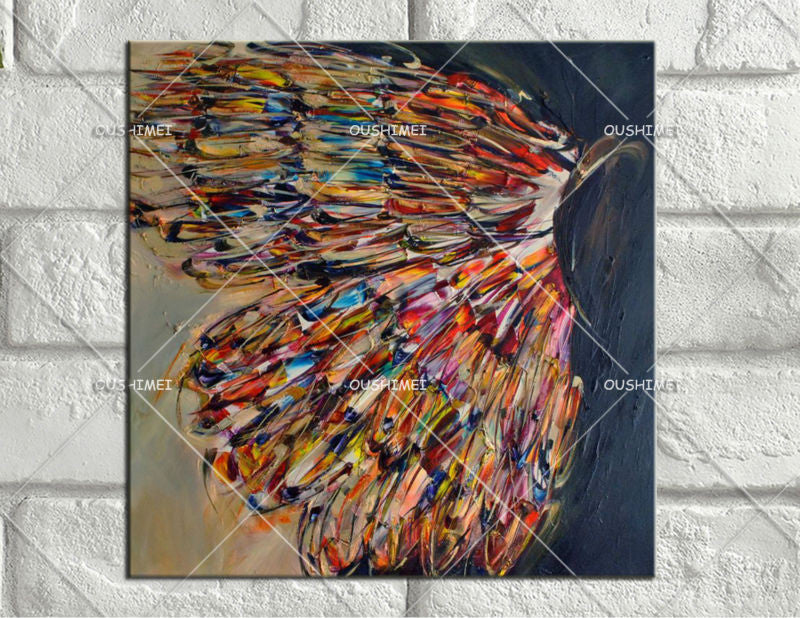 Butterfly Canvas Oil Paintings Vintage Home Decor Wall Decor Abstract Oil Painting or Wall Stickers Home Decor Party Decoration unframed-Dollar Bargains Online Shopping Australia