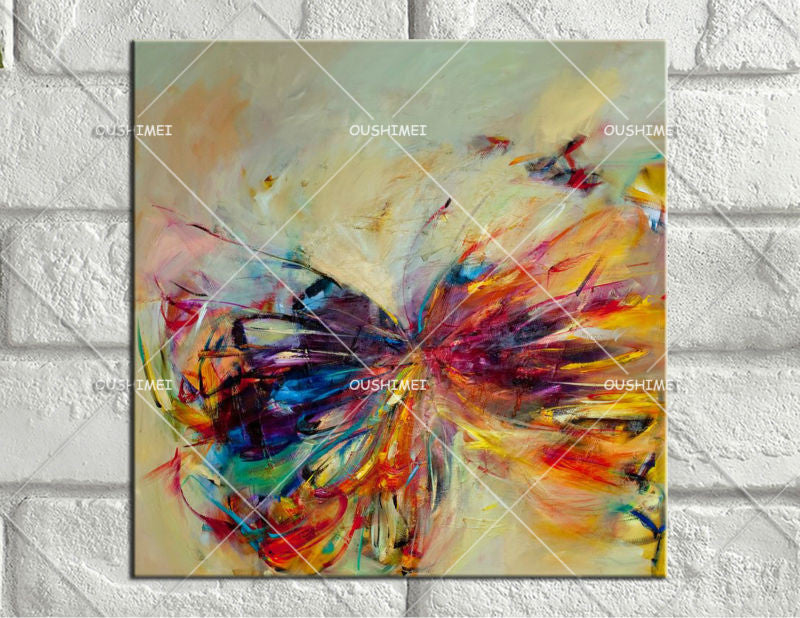 Butterfly Canvas Oil Paintings Vintage Home Decor Wall Decor Abstract Oil Painting or Wall Stickers Home Decor Party Decoration unframed-Dollar Bargains Online Shopping Australia