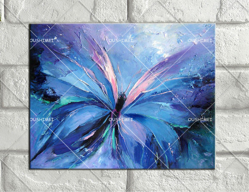 Butterfly Canvas Oil Paintings Vintage Home Decor Wall Decor Abstract Oil Painting or Wall Stickers Home Decor Party Decoration unframed-Dollar Bargains Online Shopping Australia