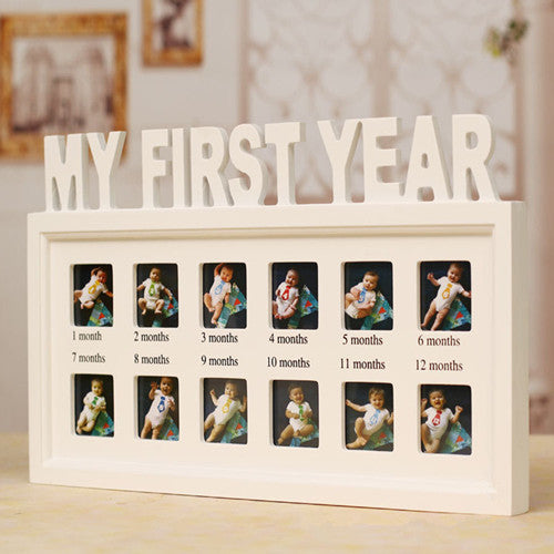 Baby's First Year Picture Frame ,Hanging Decorative Photo Frame CM-FHD0001-Dollar Bargains Online Shopping Australia