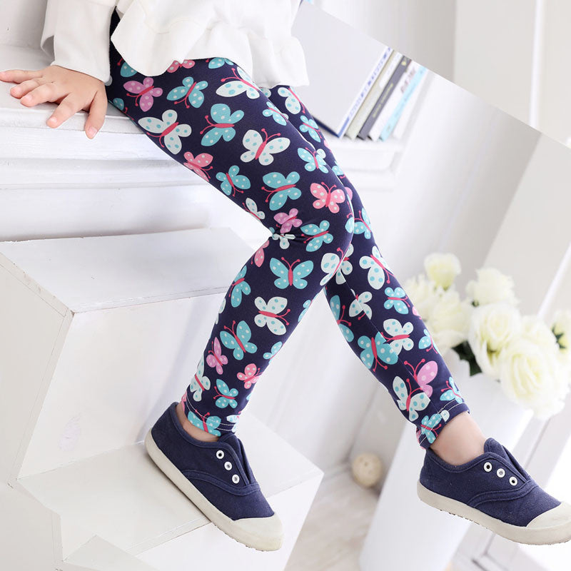 High Quality Girls Leggings Children Pants Print Flower Kids Girls Pants-Dollar Bargains Online Shopping Australia