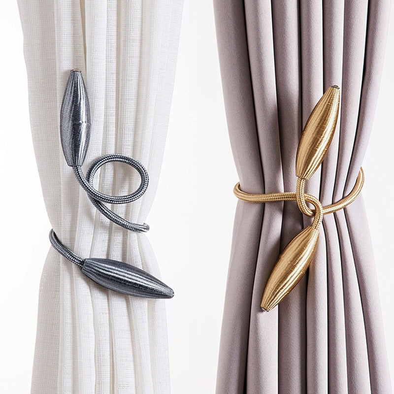 Arbitrary shape strong Curtain Tiebacks Plush Alloy Hanging Belts Ropes Curtain Holdback Curtain Rods Accessoires-Dollar Bargains Online Shopping Australia