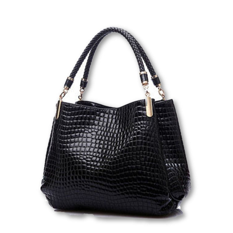 Big Women Shoulder Bags Alligator Ladies Leather Bags Women Handbags Of Famous Brands Totes Black Sac Espagnol-Dollar Bargains Online Shopping Australia