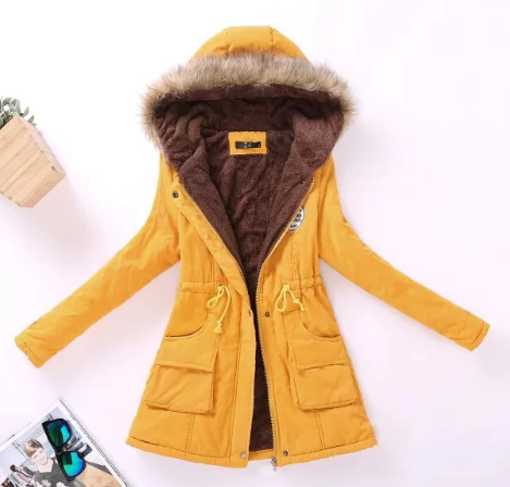 Women Coat Winter Parka Casual Outwear Military Hooded Coat Winter Jacket Women Padded Coats Woman Clothes FZ037-Dollar Bargains Online Shopping Australia